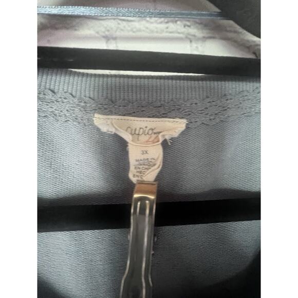 Cupio Plus Size Light Blue Blouse Size 3x - Picture 2 of 3